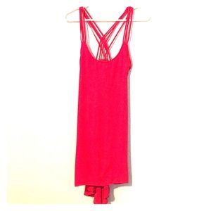 NWT Everly Size M Hot Pink High Low Dress